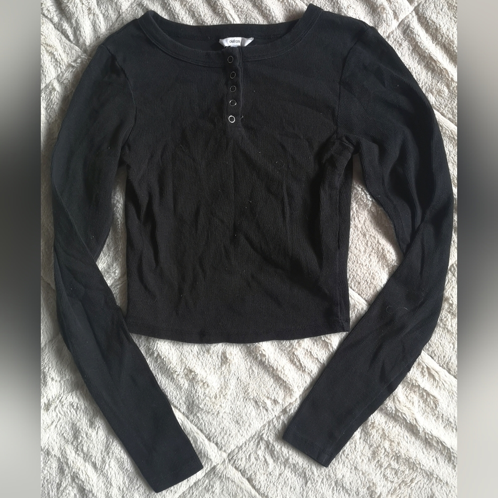 Defrost ribbed croptop